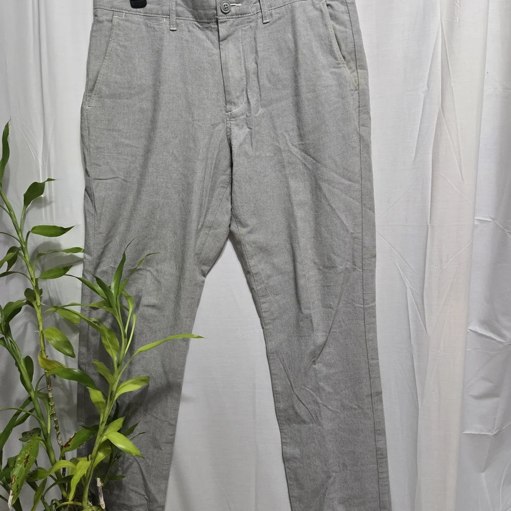J. Crew Gray Dress Pants Lightweight Cotton Blend